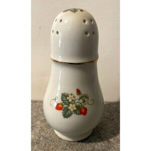 Avon Porcelain Strawberry Sugar Shaker  #2402